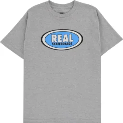 Real Tee Oval Heather/Blue