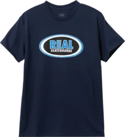 Real Tee Oval Navy/Blue/White