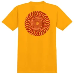 Spitfire Youth Tee Classic Swirl Overlay Gold