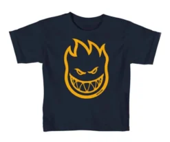 Spitfire Youth Tee Bighead Navy/Gold
