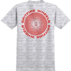 Spitfire Tee Classic Vortex Ash/Red