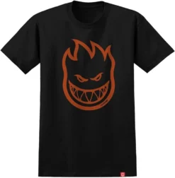 Spitfire Youth Tee Bighead Black/Orange