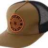 Spitfire Hat Classic 87 Swirl Patch Trucker Tan/Black/Orange