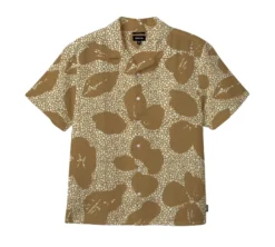 Brixton Shirt Bunker Woven Off White/Medal Bronze