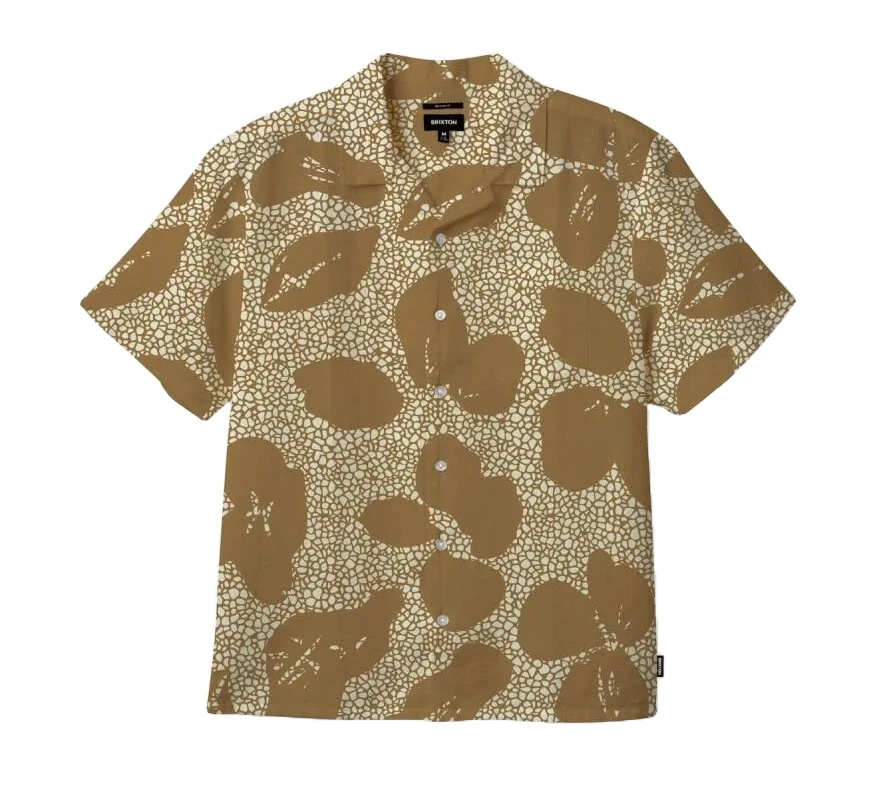 Brixton Shirt Bunker Woven Off White/Medal Bronze 1 Brixton Shirt Bunker Woven Off White/Medal Bronze