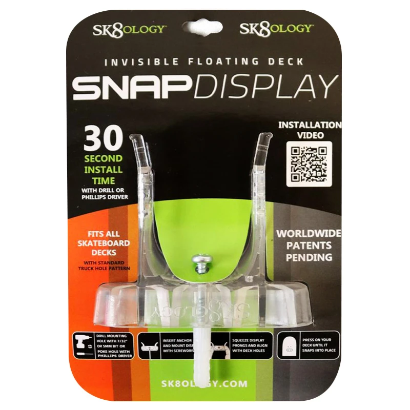 Sk8ology Deck Display Snap On Clear 1 Sk8ology Deck Display Snap On Clear