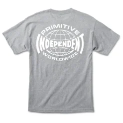 Primitive Tee X Indy Global Athletic Heather Grey
