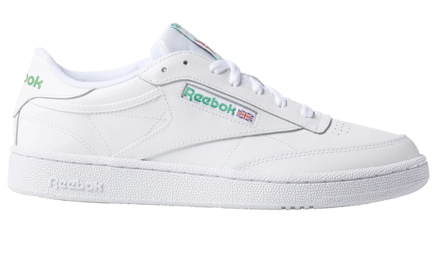 Reebok Club C 85 Leather White/Green 1 Reebok Club C 85 Leather White/Green