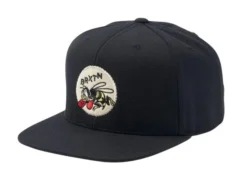 Brixton Hat Stinger Snapback Black