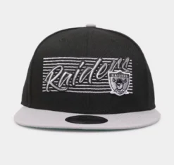 New Era Hat Las Vegas Raiders Script 9FIFTY Snapback Black/Grey