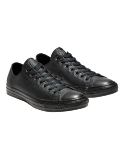 Converse CT Mono Leather Low Black 8 Converse CT Mono Leather Low Black -Sports Fashion Clothing Store 135253.BLK 2