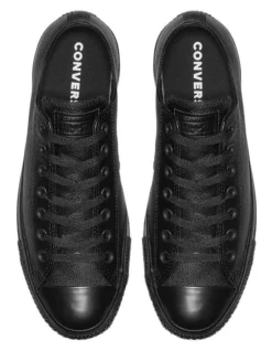 Converse CT Mono Leather Low Black 9 Converse CT Mono Leather Low Black -Sports Fashion Clothing Store 135253.BLK 3