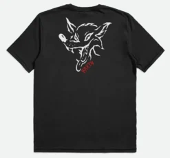 Brixton Tee Wolf Tailored Black