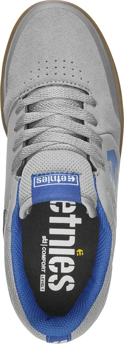 Etnies Youth Marana Grey/Blue/Gum 2 Etnies Youth Marana Grey/Blue/Gum - Image 2