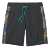 Patagonia Boardshorts Stretch Hydropeak 19 Inch Black Joy Sound Blue
