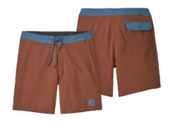 Patagonia Boardshorts Stretch Hydropeak 18 Inch Peak Protector Badge Sisu Brown
