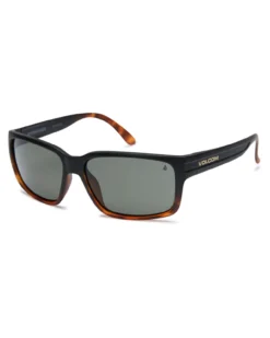 Volcom Sunglasses Stoneage Matte Darkside/Grey Polarized