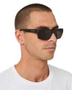 Volcom Sunglasses Stoneage Matte Darkside/Grey Polarized 7 Volcom Sunglasses Stoneage Matte Darkside/Grey Polarized -Sports Fashion Clothing Store 884932371045 3