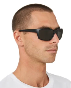 Volcom Sunglasses Roll Matte Black/Grey Polarized -Sports Fashion Clothing Store 884932371144 3