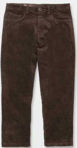 Volcom Pants Modown Relaxed Tapered Dark Brown