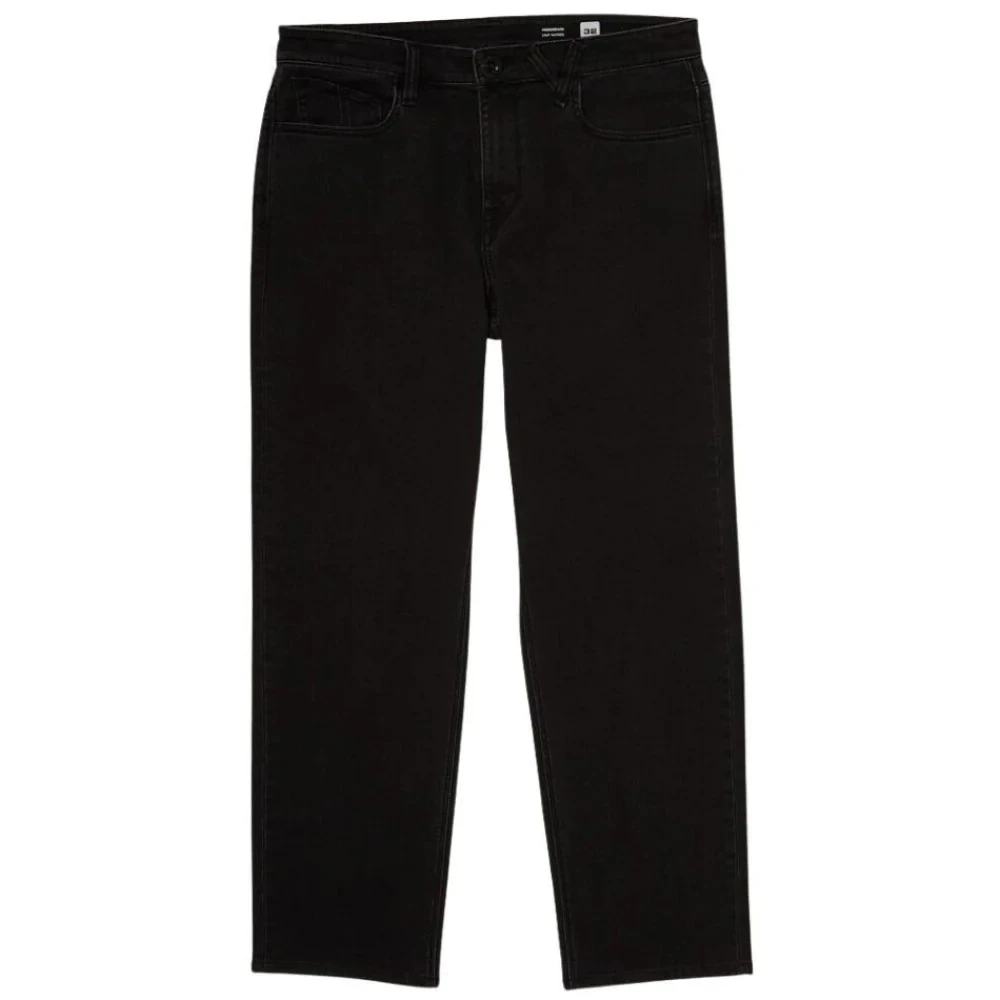 Volcom Pants Modown Tapered Denim Black On Black 1 Volcom Pants Modown Tapered Denim Black On Black