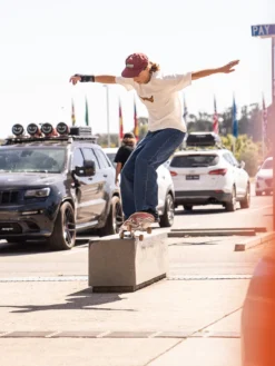 Volcom Pants Billow Denim Oliver Mid Blue -Sports Fashion Clothing Store A1932205.OMB 2