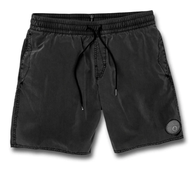 Volcom Shorts Center 17 Trunk Circle Patch Black 1 Volcom Shorts Center 17 Trunk Circle Patch Black