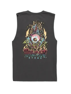Volcom Muscle Scorps Stealth Grey