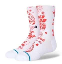 Stance Youth Socks Hot Wheels Fade White US 3-5.5