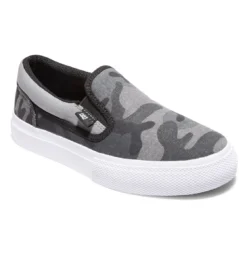DC Youth Manual Slip-On Black/Camo -Sports Fashion Clothing Store ADBS300369.0CP 3