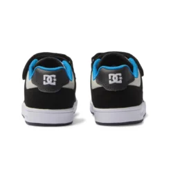 DC Youth Manteca 4 Velcro Black/Blue/Grey -Sports Fashion Clothing Store ADBS300378.XKBS 4