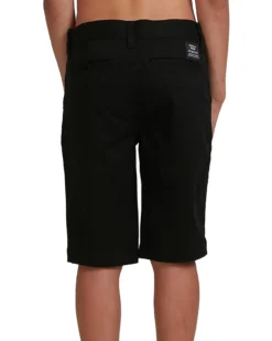 DC Youth Shorts Worker Straight Chino Black -Sports Fashion Clothing Store ADBW03015.KVJ0 3