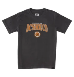 DC Youth Tee Tuition Pirate Black Enzyme Wash