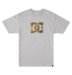 DC Tee Star Fill Heather Grey