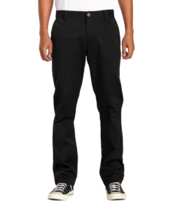 RVCA Pants The Weekend Stretch Chino Black