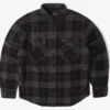 Brixton Shirt Bowery Flannel Black/Charcoal