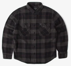 Brixton Shirt Bowery Flannel Black/Charcoal