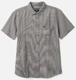 Brixton Shirt Charter Gingham Black/Off White