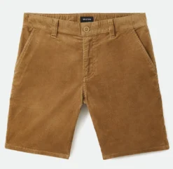 Brixton Shorts Choice Chino Khaki Corduroy