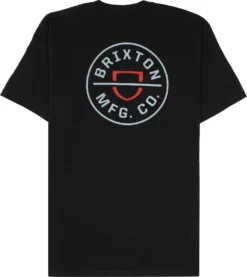 Brixton Tee Crest II Black/Red