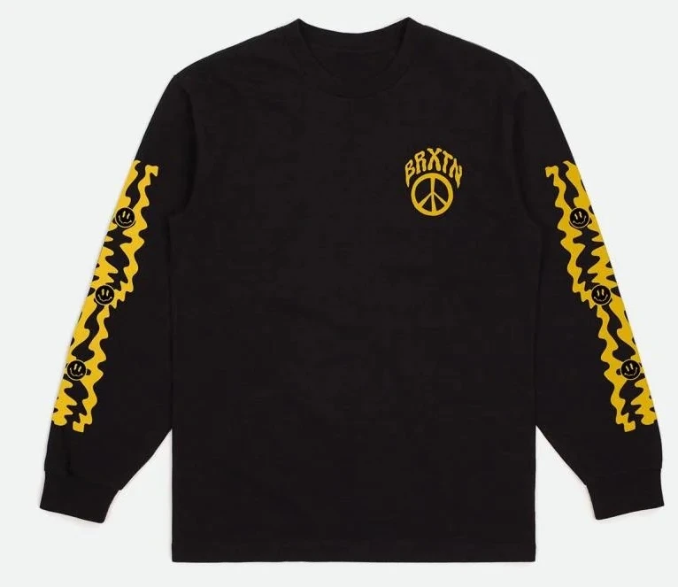 Brixton Tee L/S Mozley Black 1 Brixton Tee L/S Mozley Black