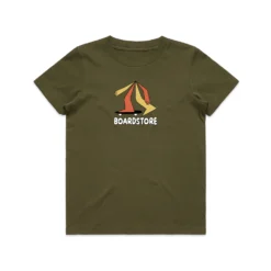 Boardstore Youth Tees Sunshine Skating Olive Green