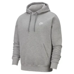 Nike Jumper Club Hoodie Pull Over Icon Grey