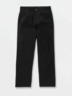 Volcom Youth Pants Frickin Regular Stretch Black