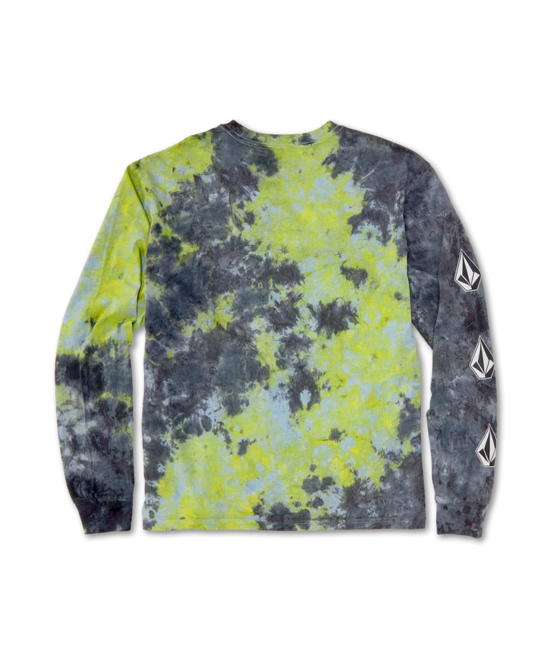 Volcom Youth Tee L/S Lime Tie Dye 2 Volcom Youth Tee L/S Lime Tie Dye - Image 2