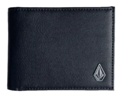 Volcom Wallet Slim Stone PU Black
