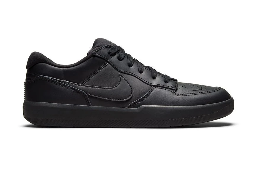 Nike SB Force 58 Premium Leather Black/Black/Black 1 Nike SB Force 58 Premium Leather Black/Black/Black