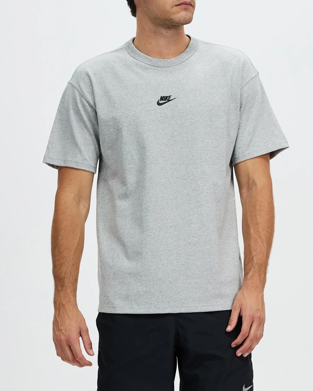Nike Tee Premium Sustainable Cotton Dark Grey Heather 1 Nike Tee Premium Sustainable Cotton Dark Grey Heather