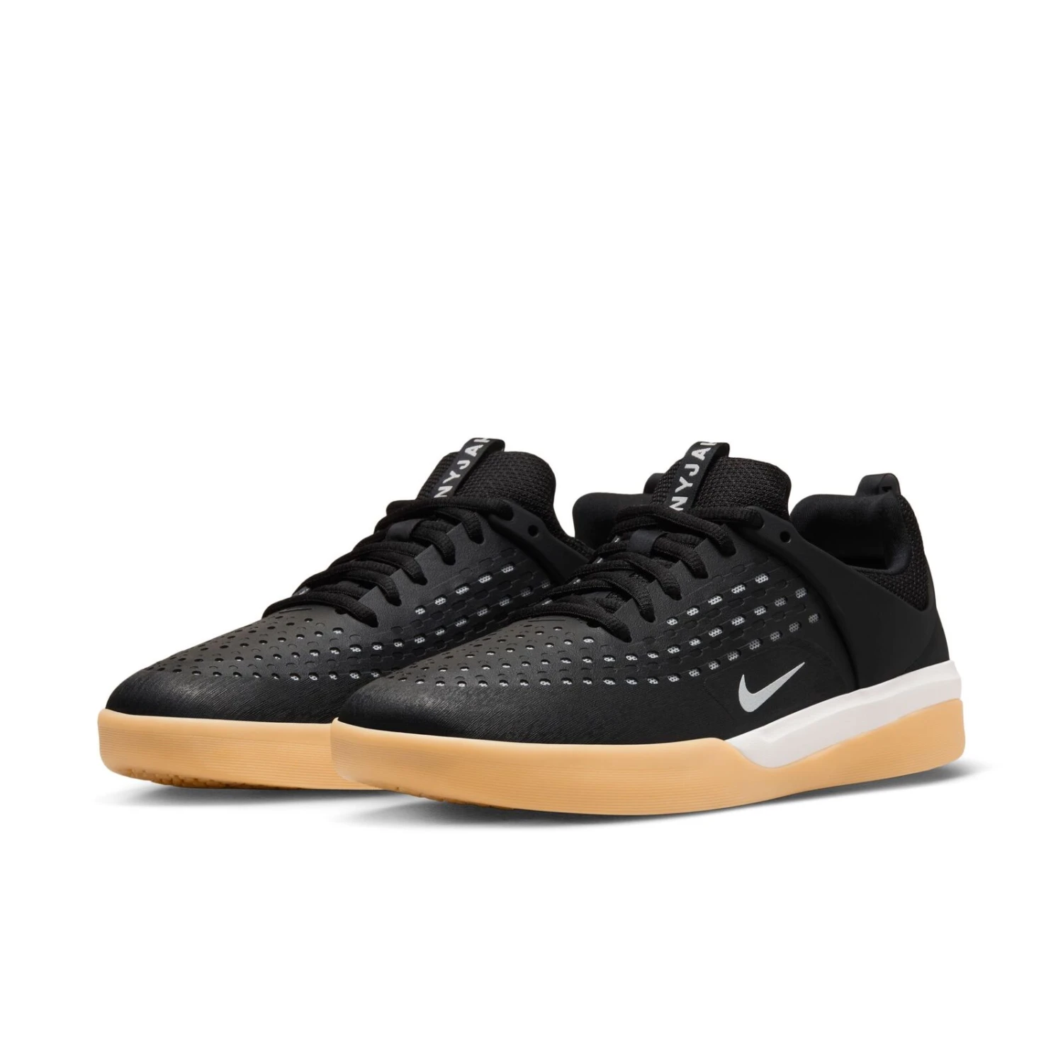 Nike SB Nyjah 3 Black/White/Gum 2 Nike SB Nyjah 3 Black/White/Gum - Image 2