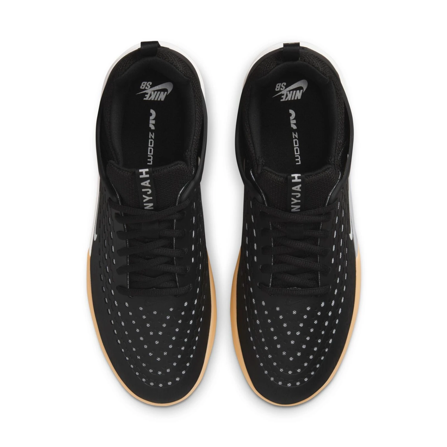 Nike SB Nyjah 3 Black/White/Gum 4 Nike SB Nyjah 3 Black/White/Gum - Image 4